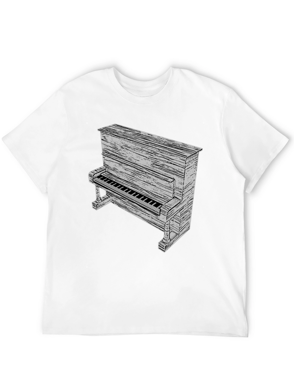 Piano Graphic Tee - Black T-Shirt