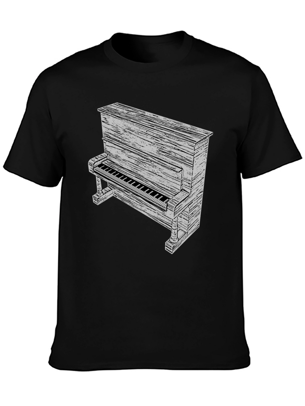 Piano Graphic Tee - Black T-Shirt