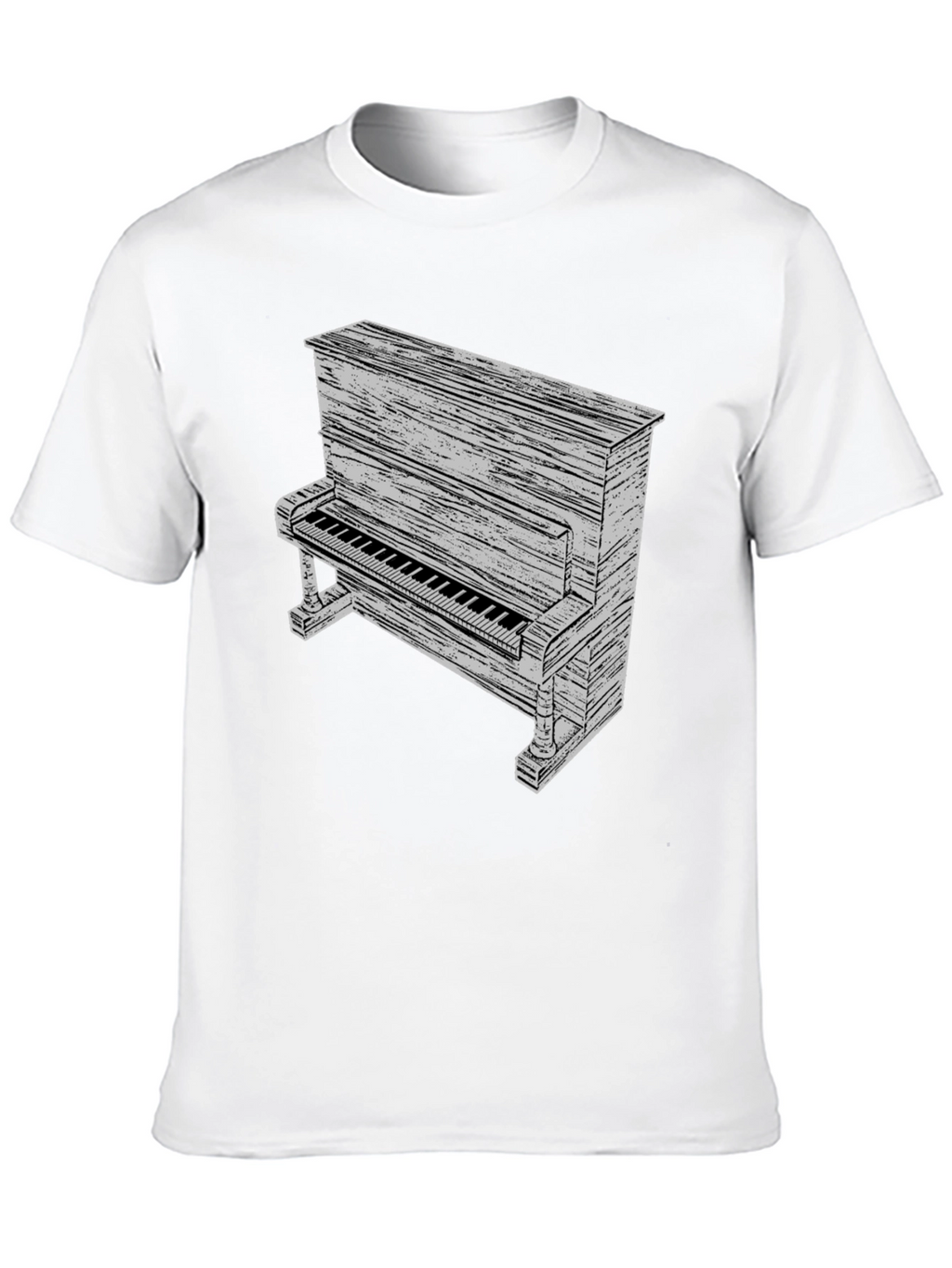 Piano Graphic Tee - Black T-Shirt