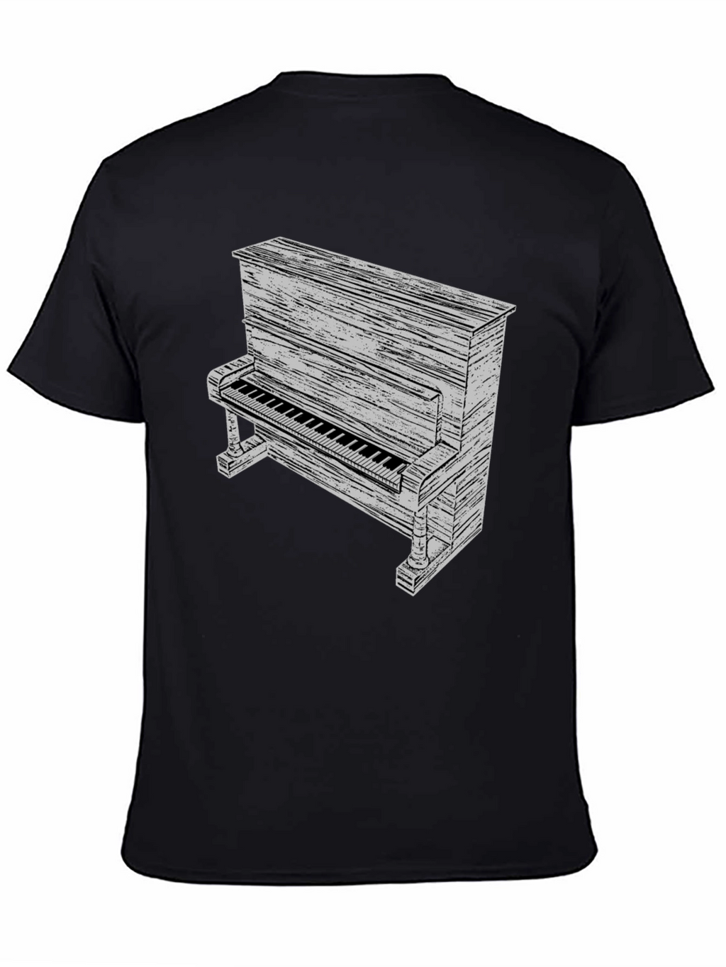 Piano Graphic Tee - Black T-Shirt