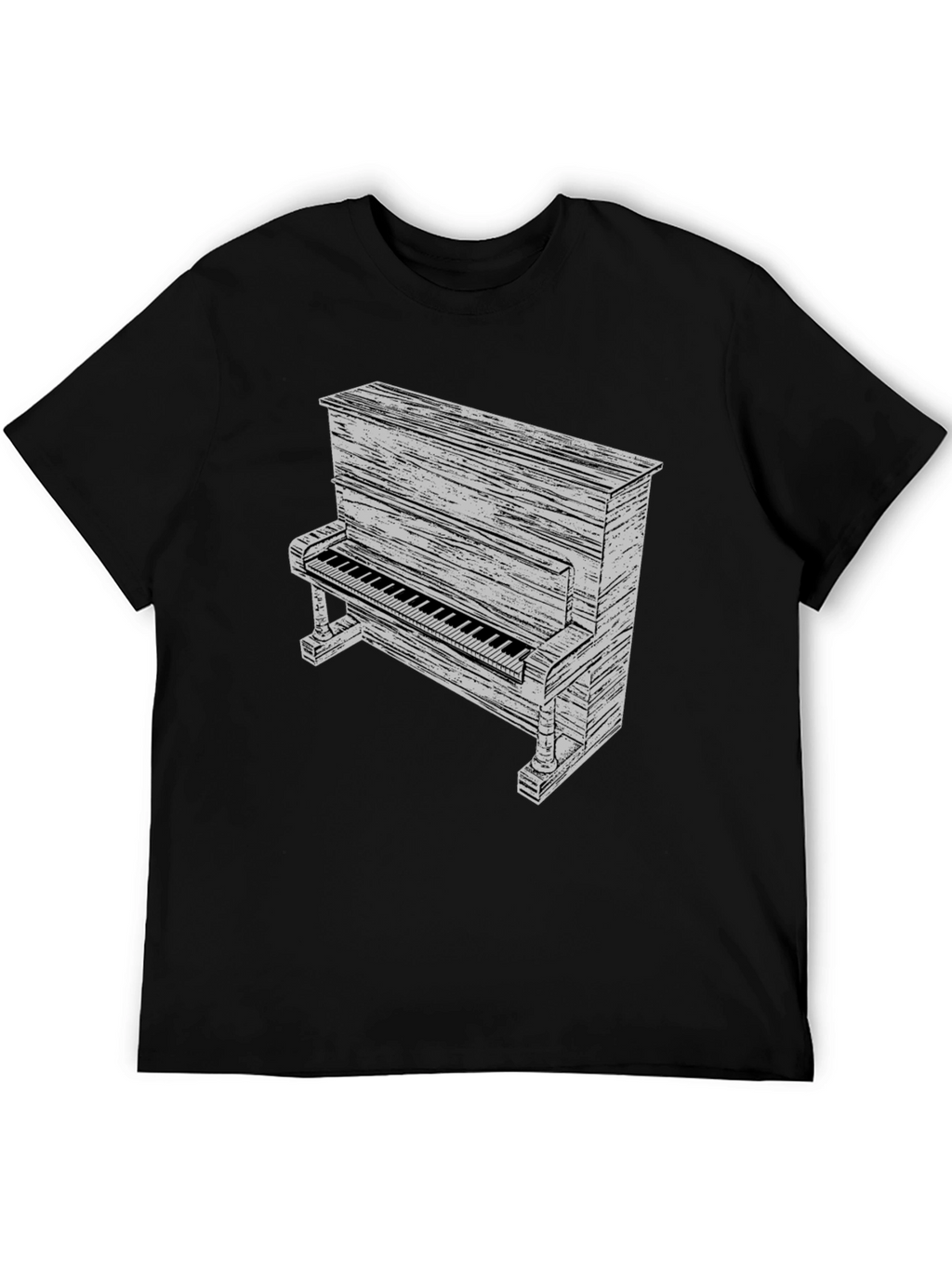 Piano Graphic Tee - Black T-Shirt