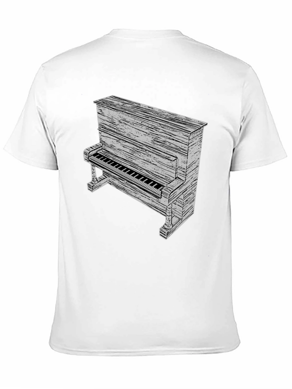 Piano Graphic Tee - Black T-Shirt