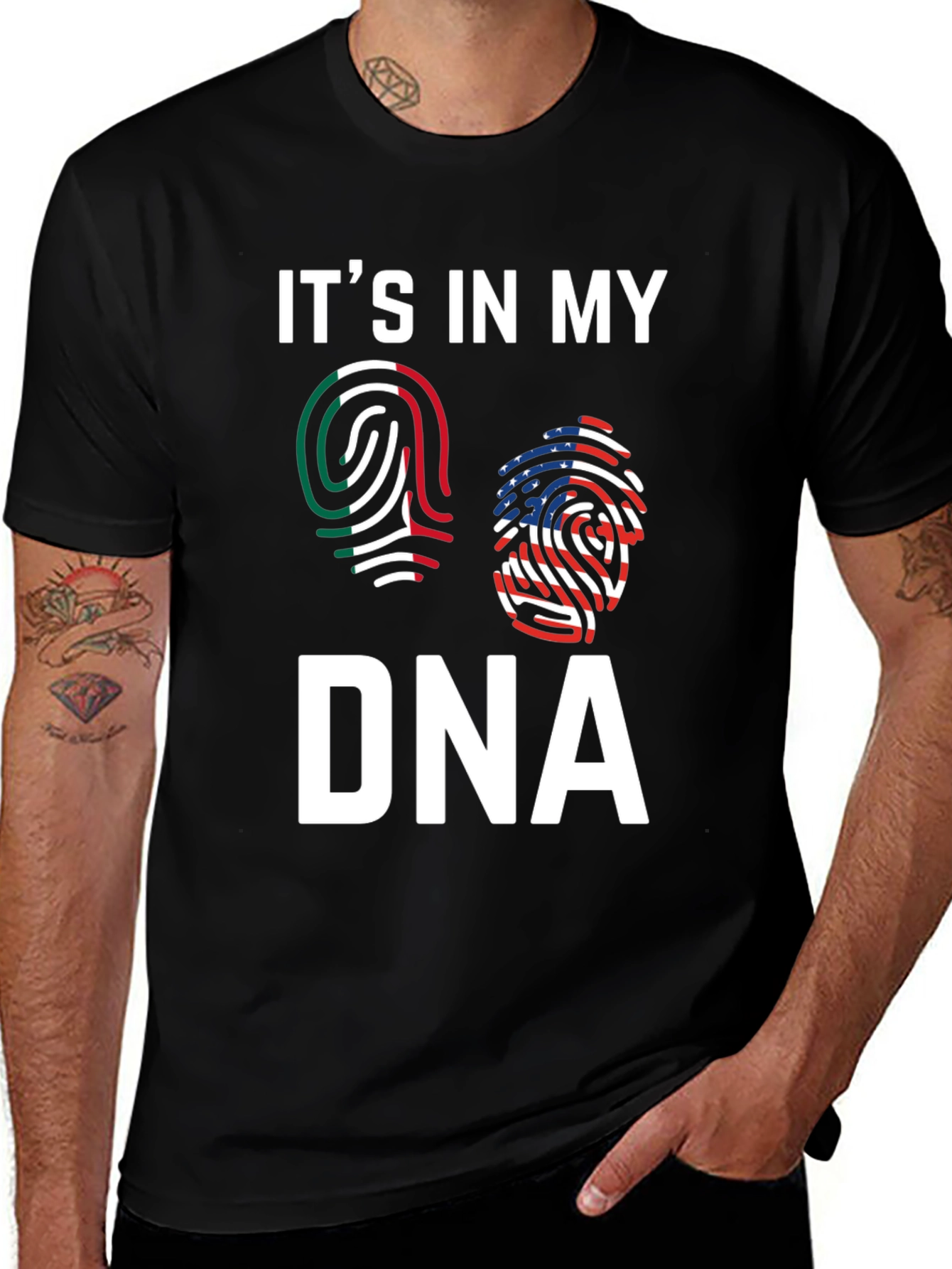 Its in My DNA T-Shirt - Mexican & American Pride
