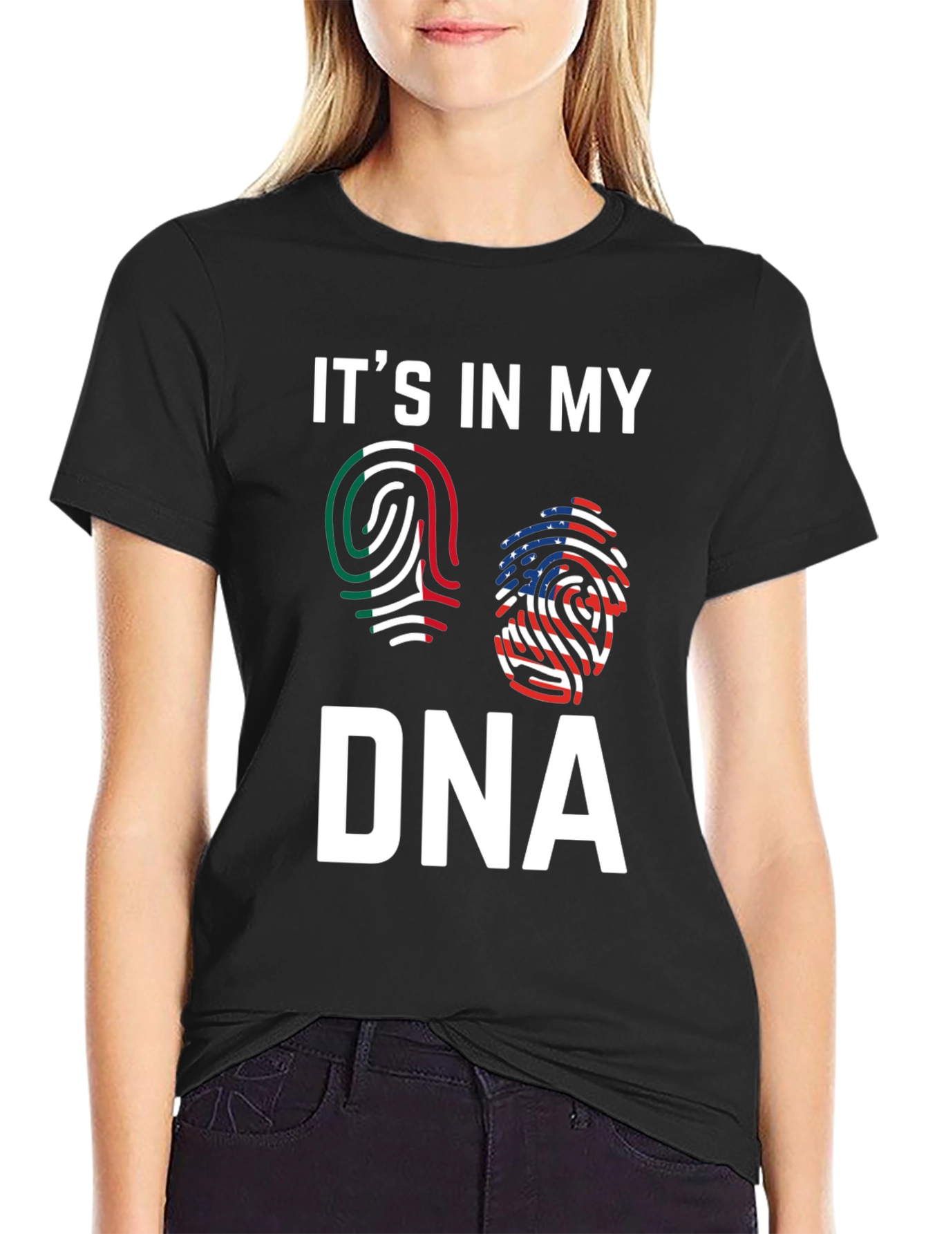 Its in My DNA T-Shirt - Mexican & American Pride