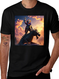 Clown Riding Dragon T-Shirt