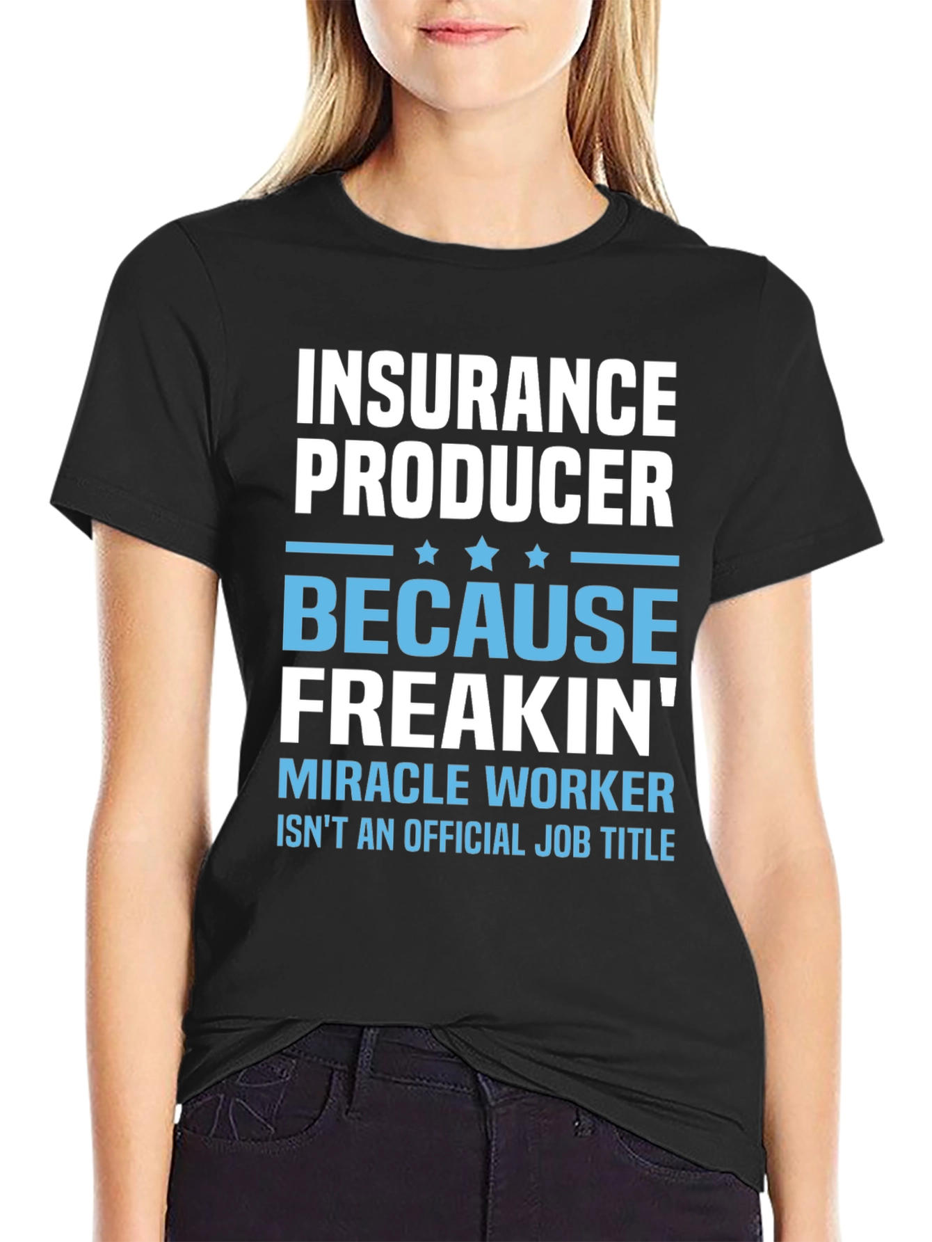Insurance Producer Funny Job Title Graphic T-Shirt