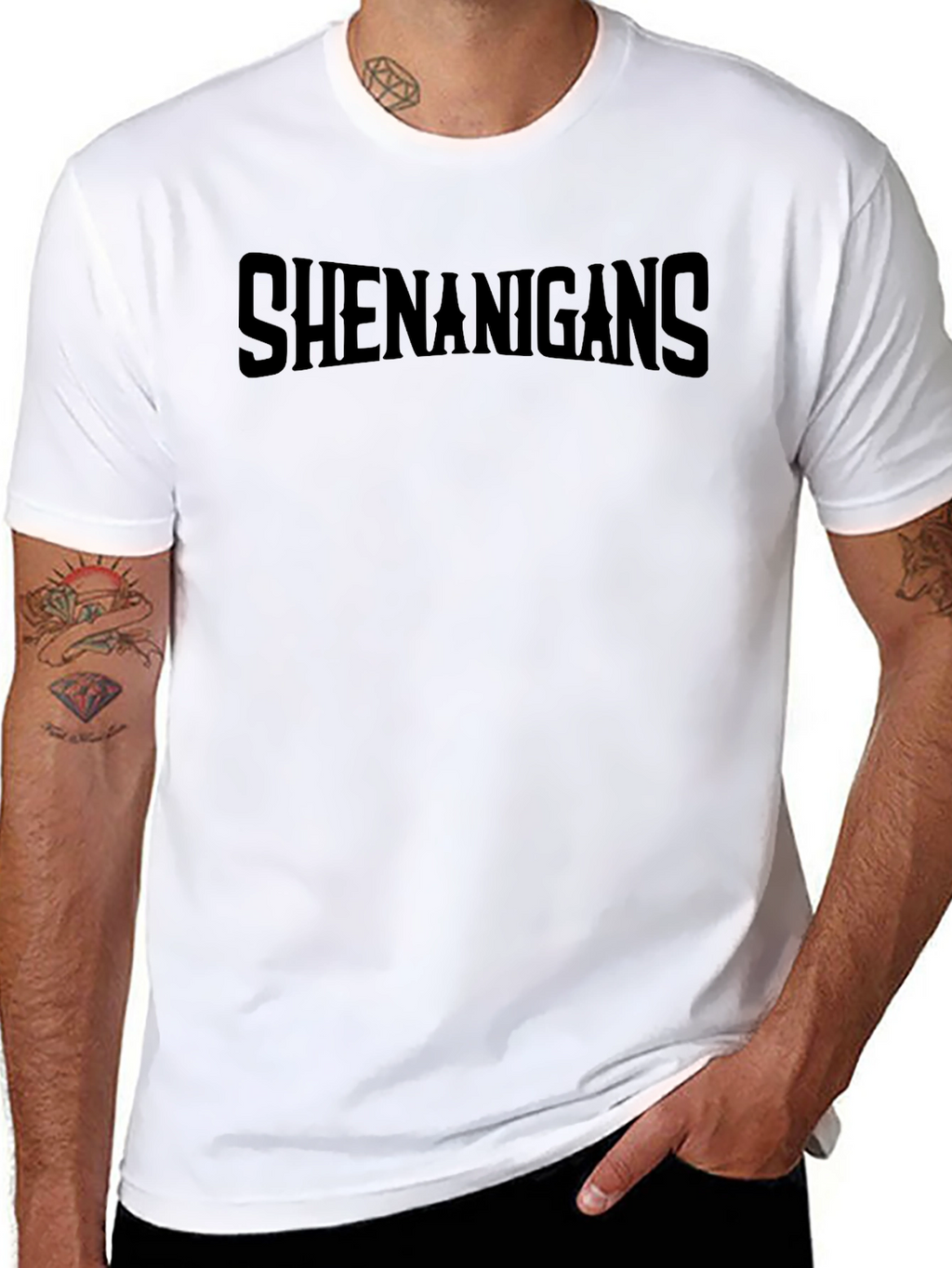 Shenanigans Black Graphic T-Shirt