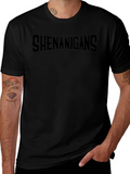 Shenanigans Black Graphic T-Shirt