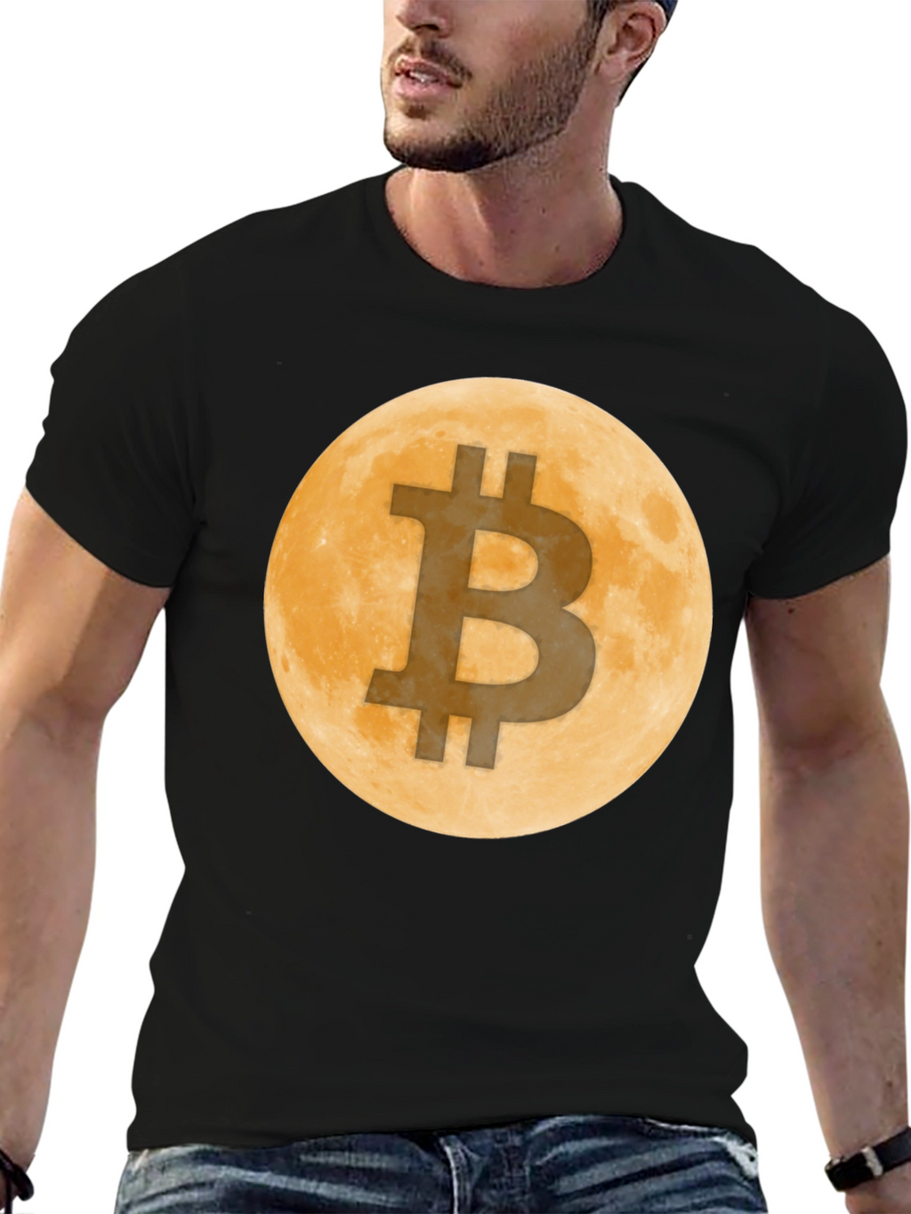 Bitcoin Moon T-Shirt - Crypto HODL Tee