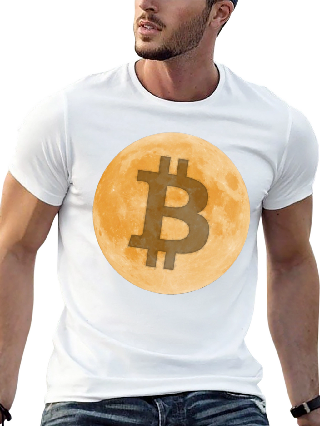 Bitcoin Moon T-Shirt - Crypto HODL Tee