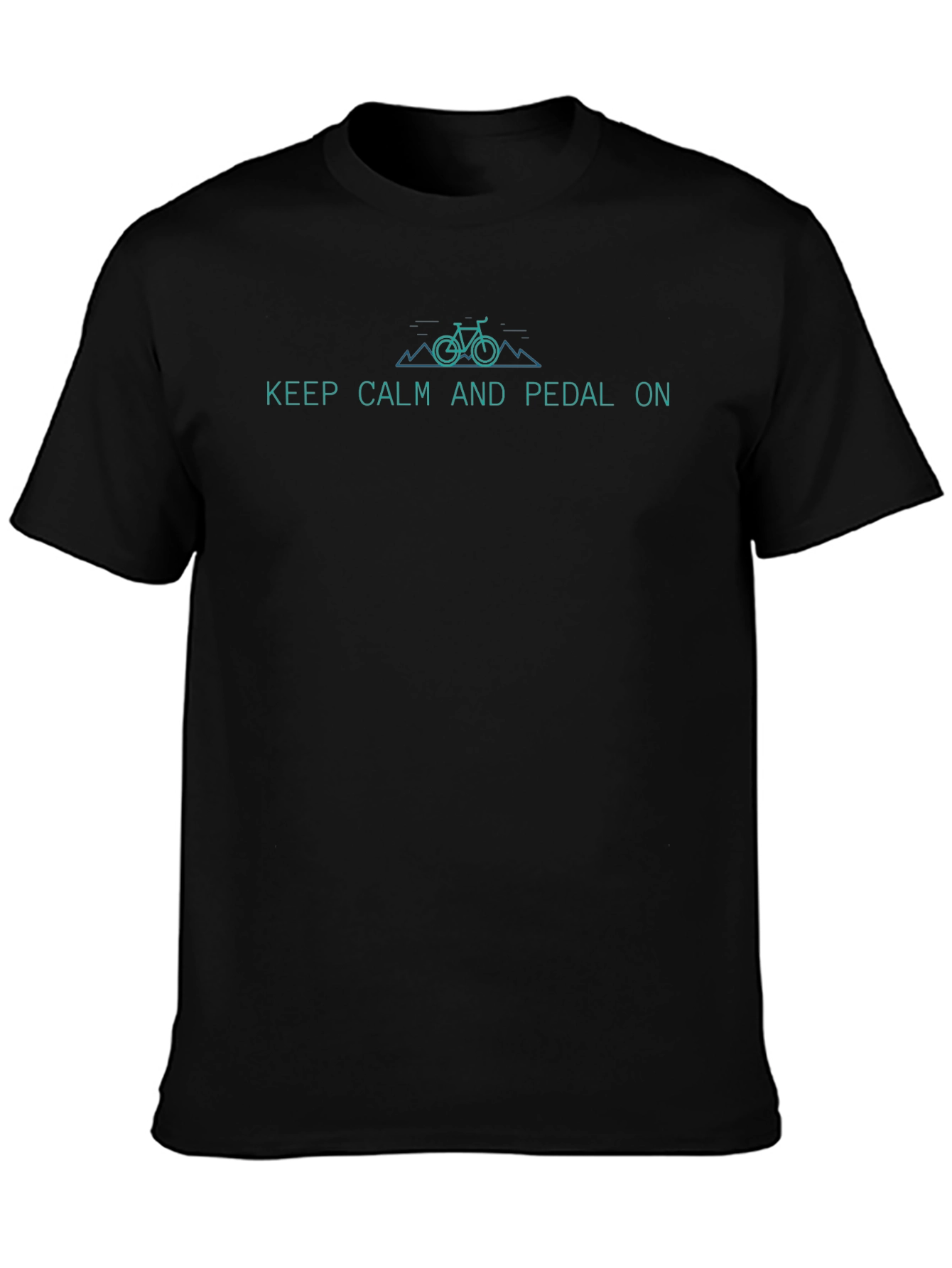 Keep Calm and Pedal On Graphic Tee