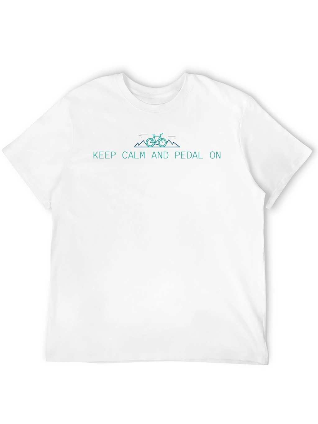 Keep Calm and Pedal On Graphic Tee