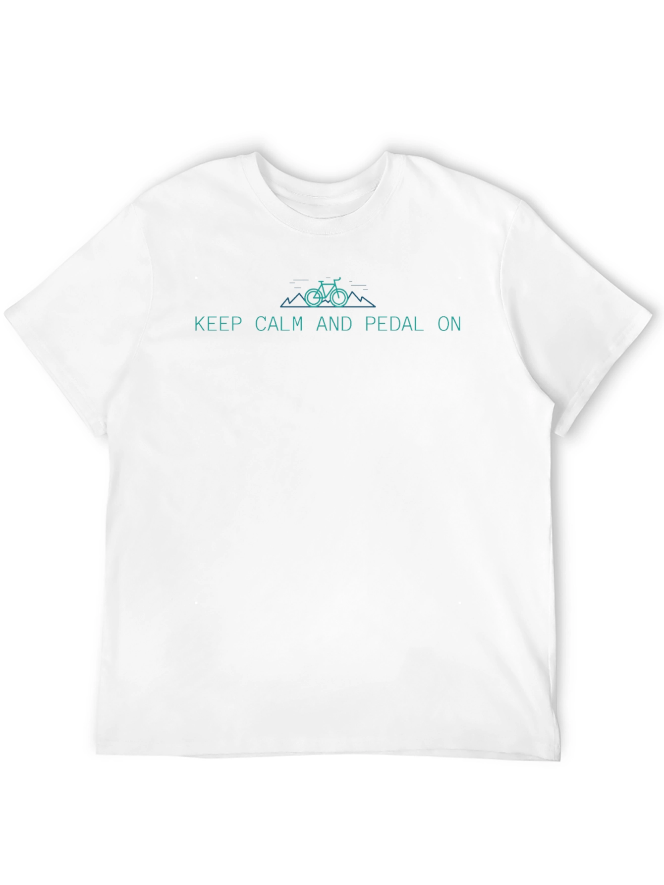 Keep Calm and Pedal On Graphic Tee