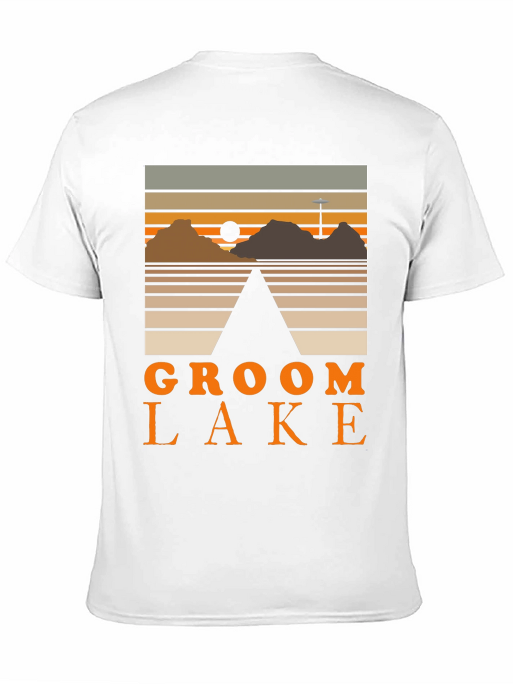 Groom Lake Graphic Tee - Retro Alien Conspiracy Shirt