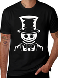 Spooky Gentleman T-Shirt - Halloween Style