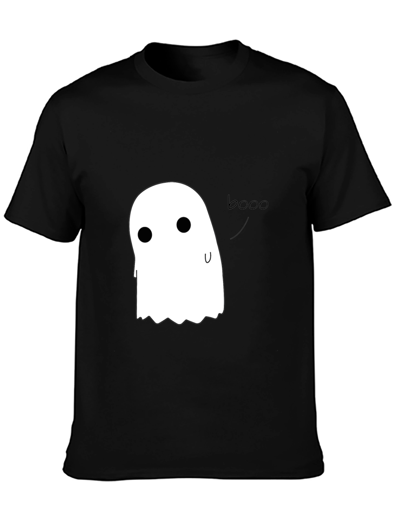 Boo! Spooky Ghost Graphic T-Shirt - Halloween Ready