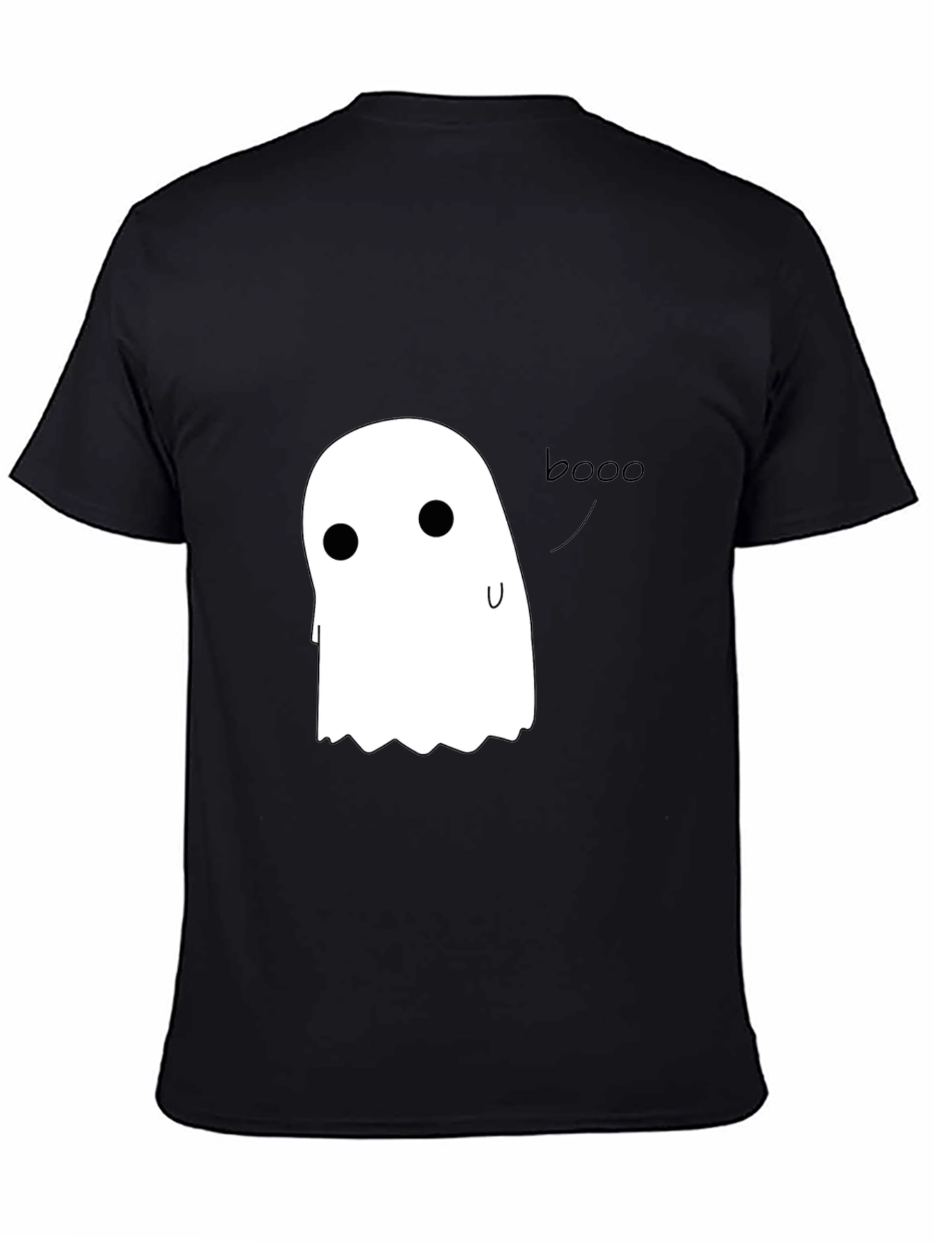 Boo! Spooky Ghost Graphic T-Shirt - Halloween Ready