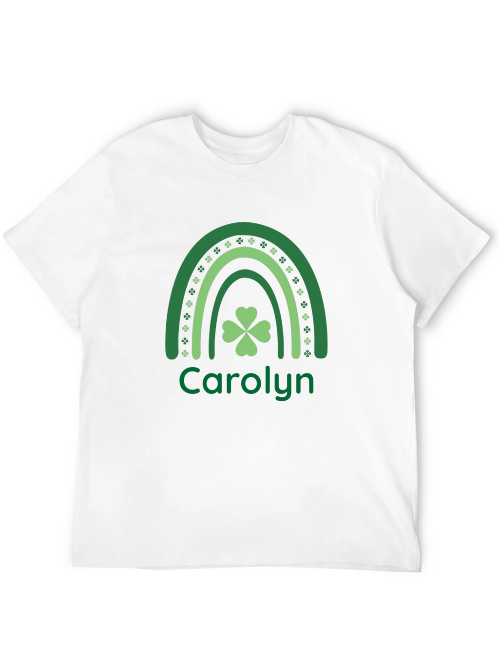 St. Patricks Day Personalized Carolyn Shamrock T-Shirt