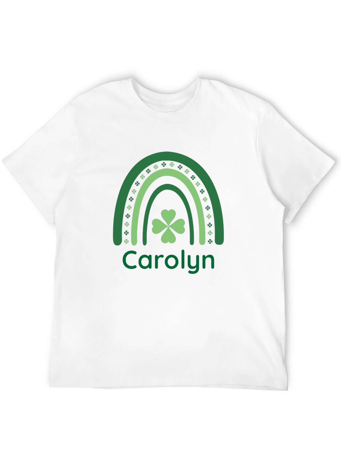 St. Patricks Day Personalized Carolyn Shamrock T-Shirt