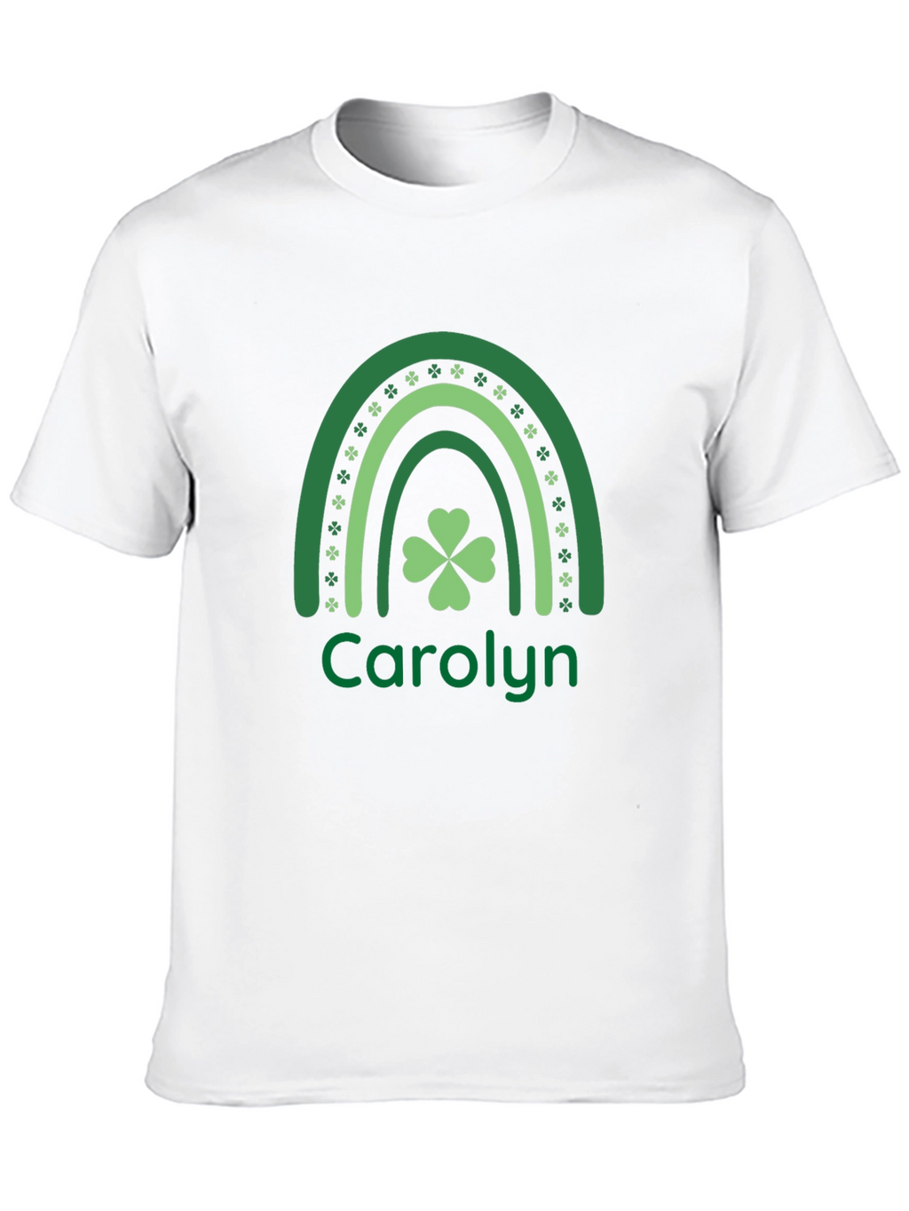 St. Patricks Day Personalized Carolyn Shamrock T-Shirt