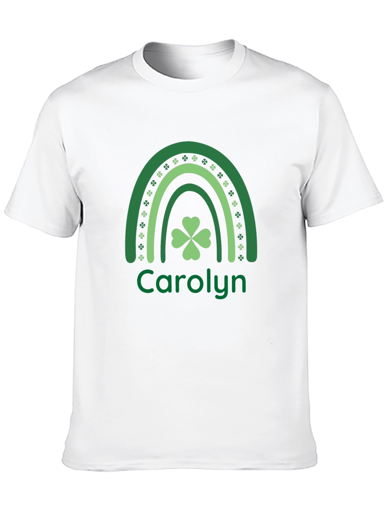 St. Patricks Day Personalized Carolyn Shamrock T-Shirt