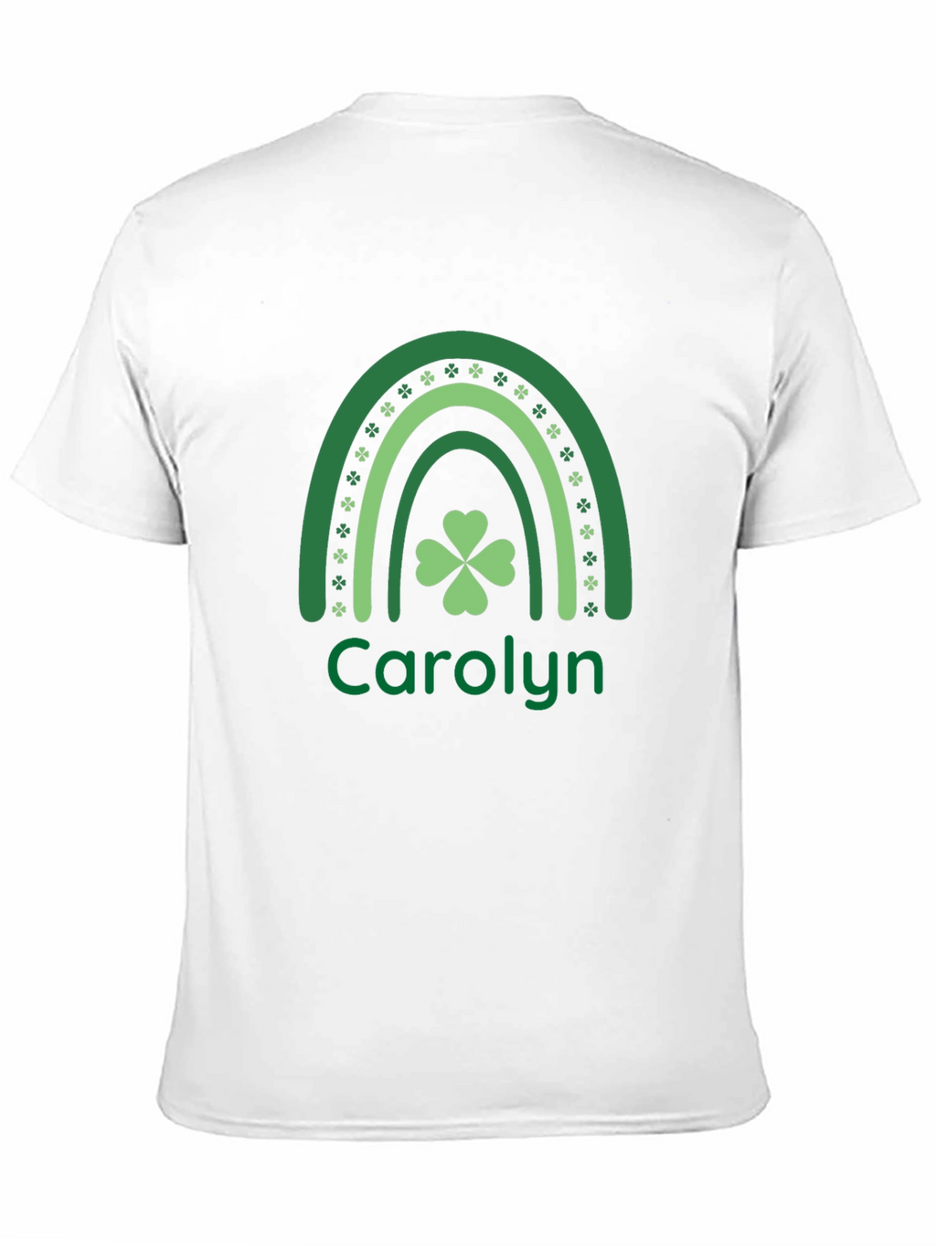 St. Patricks Day Personalized Carolyn Shamrock T-Shirt