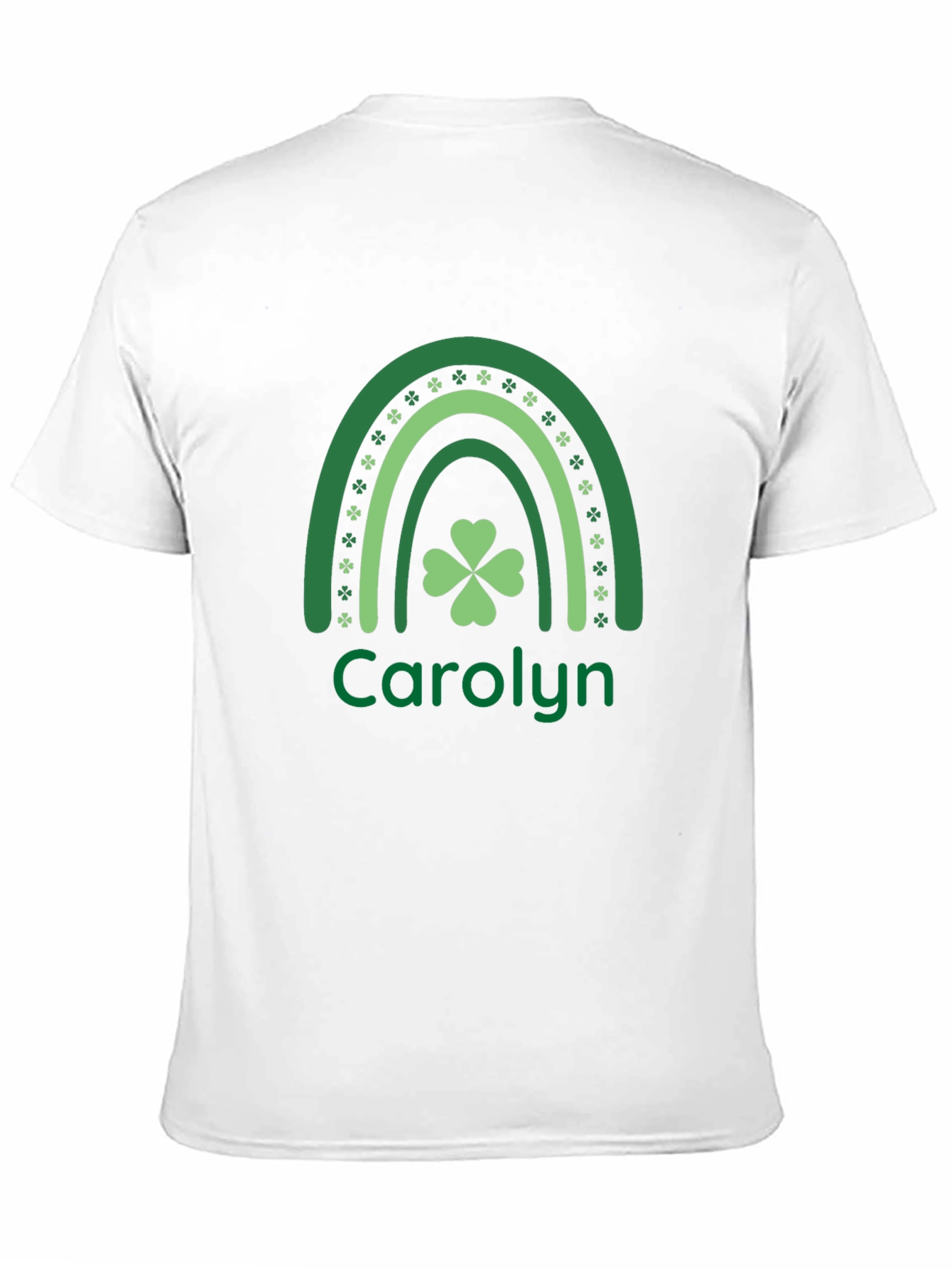 St. Patricks Day Personalized Carolyn Shamrock T-Shirt