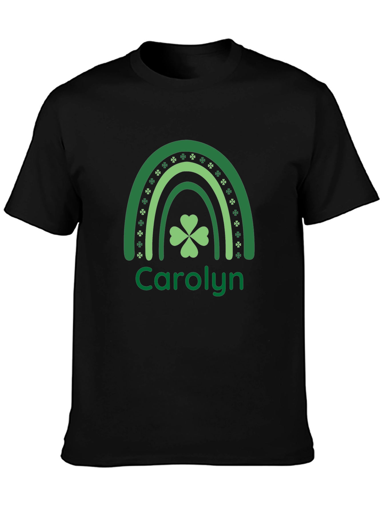 St. Patricks Day Personalized Carolyn Shamrock T-Shirt