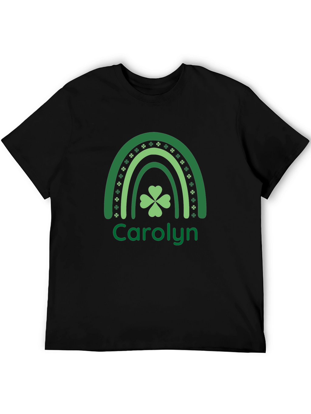 St. Patricks Day Personalized Carolyn Shamrock T-Shirt