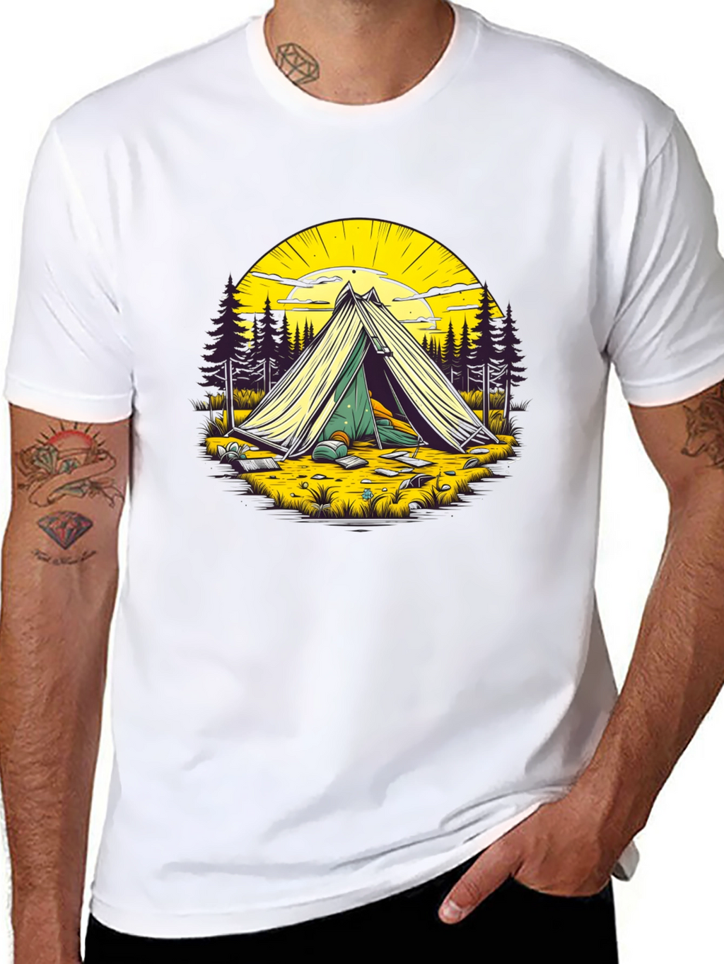 Camping Adventure T-Shirt - Nature Lover Apparel