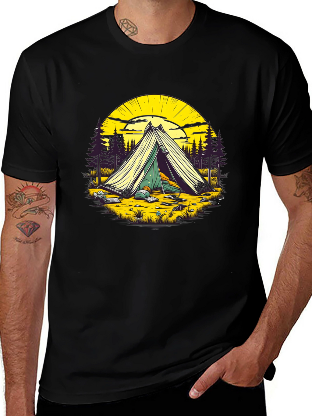 Camping Adventure T-Shirt - Nature Lover Apparel