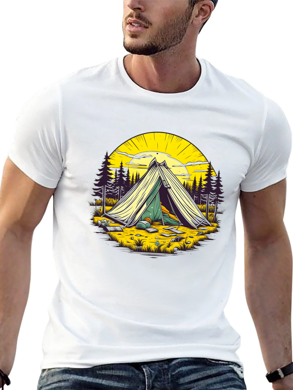Camping Adventure T-Shirt - Nature Lover Apparel