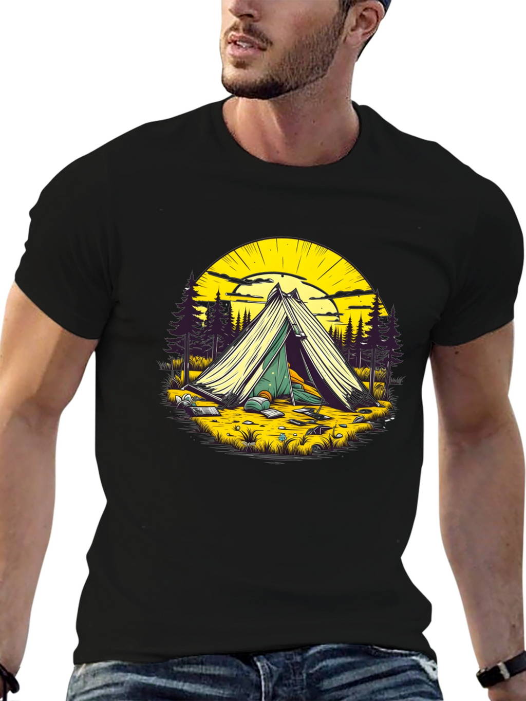 Camping Adventure T-Shirt - Nature Lover Apparel
