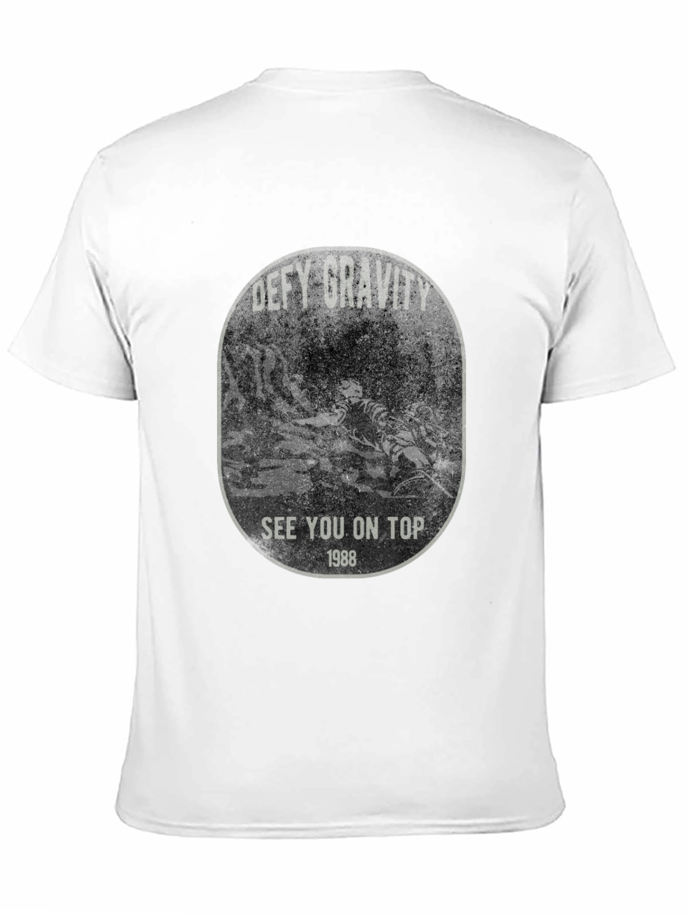 Defy Gravity Graphic T-Shirt - Mountain Biking 1988