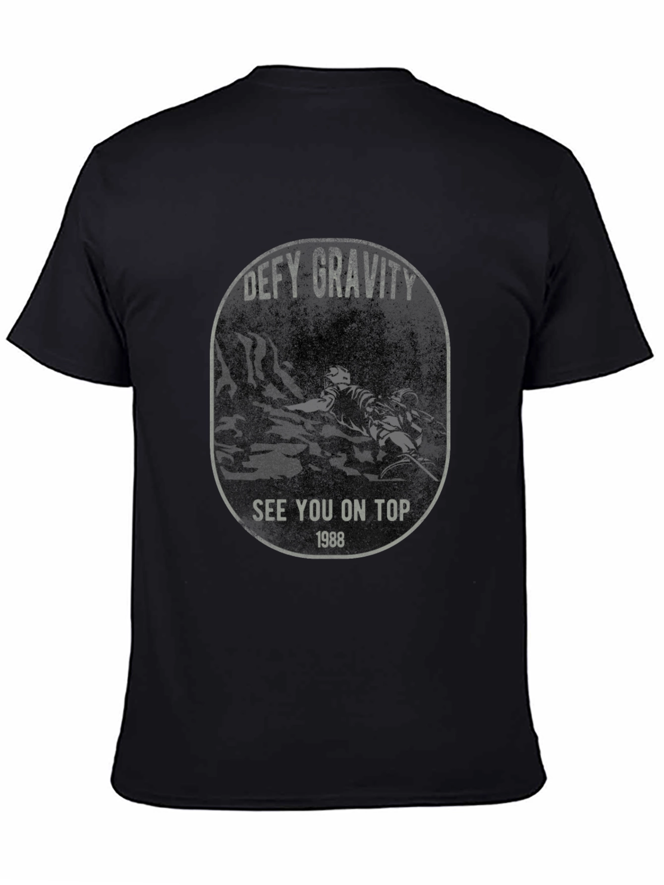 Defy Gravity Graphic T-Shirt - Mountain Biking 1988