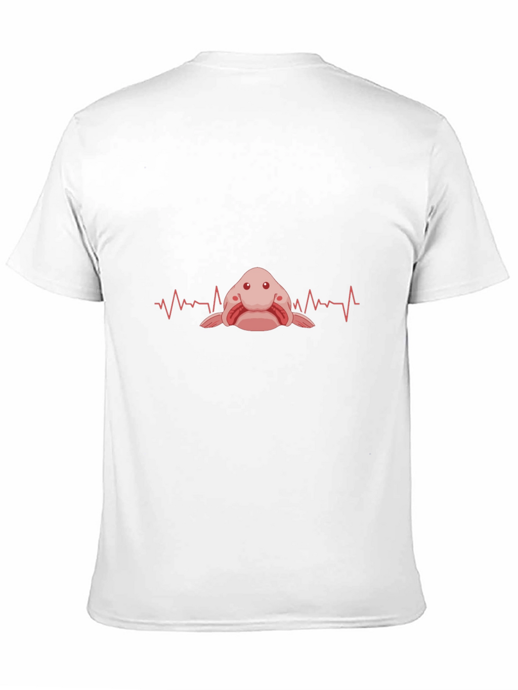 Blobfish Heartbeat T-Shirt - Funny Fish Lover Tee