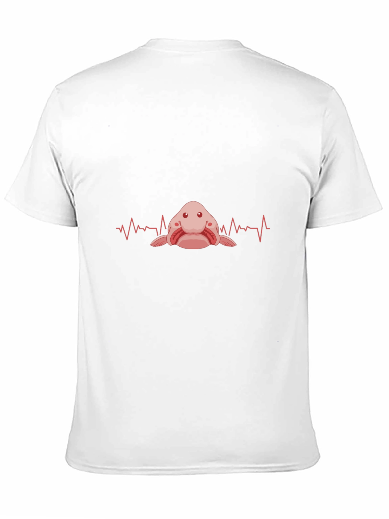 Blobfish Heartbeat T-Shirt - Funny Fish Lover Tee