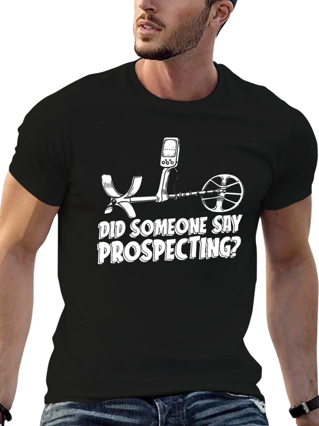 Prospecting T-Shirt - Metal Detector Design