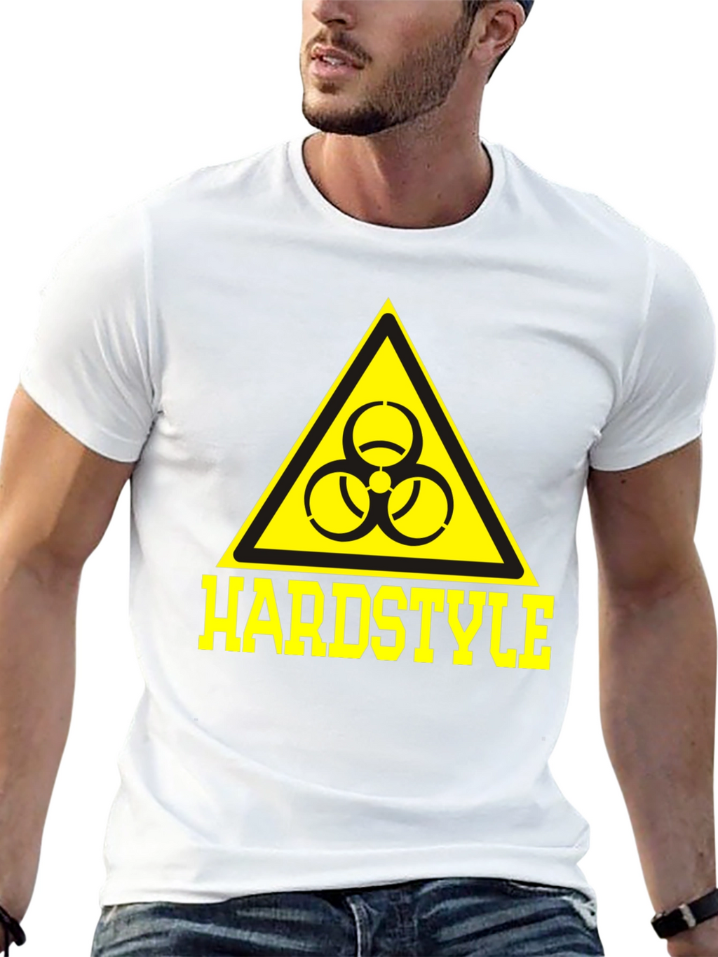 Hardstyle Biohazard Symbol T-Shirt - Black