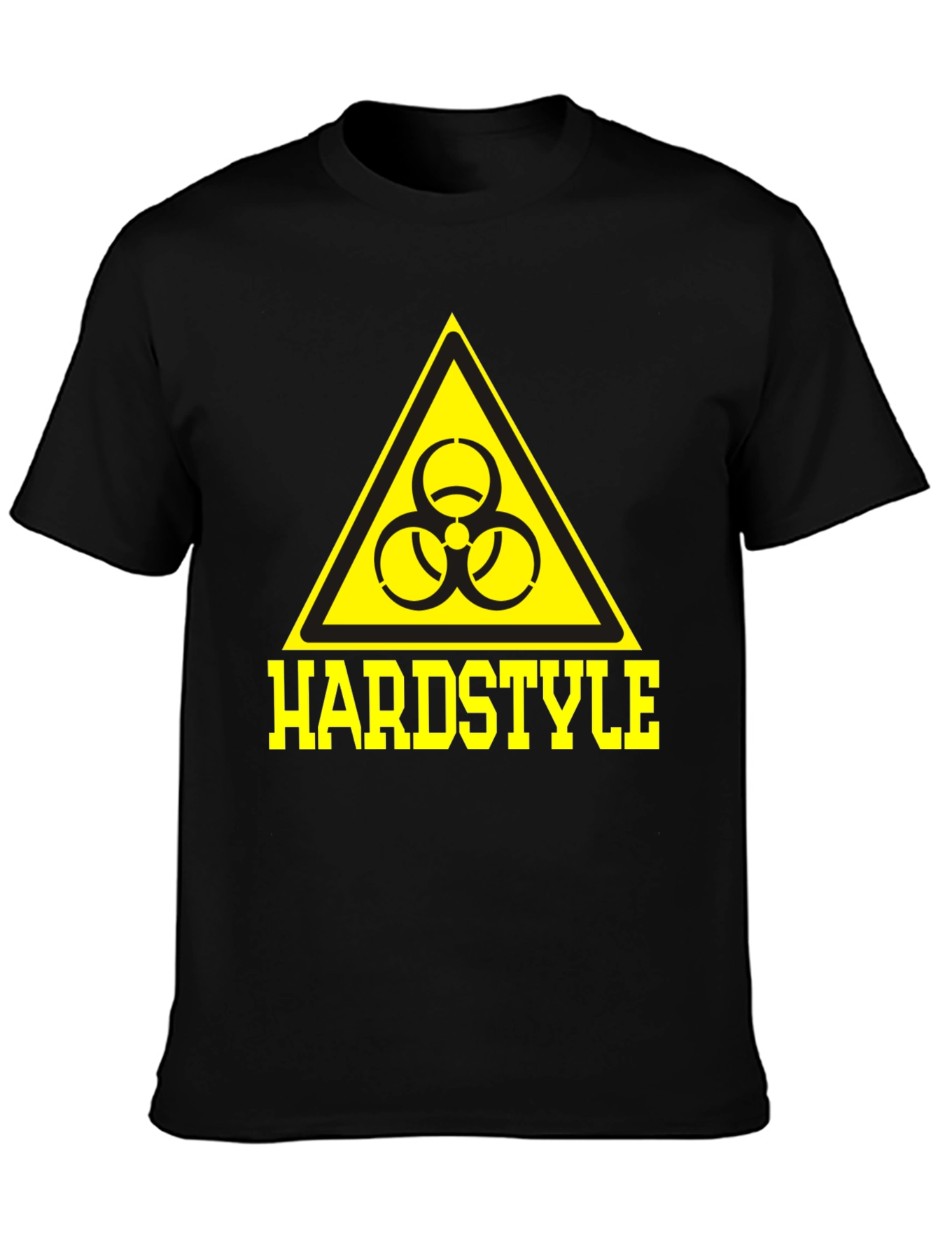 Hardstyle Biohazard Symbol T-Shirt - Black