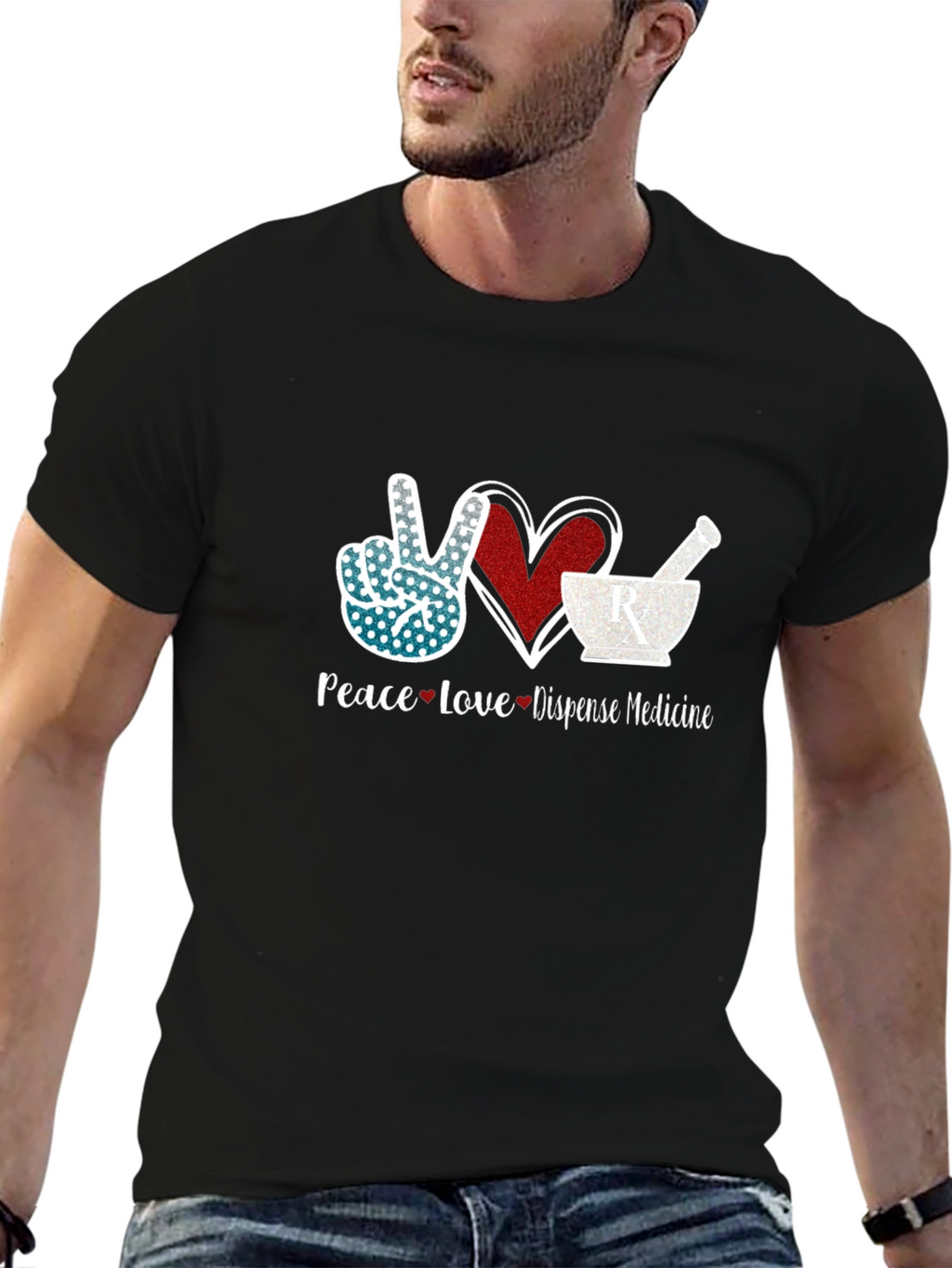 Peace Love Dispense Medicine T-Shirt