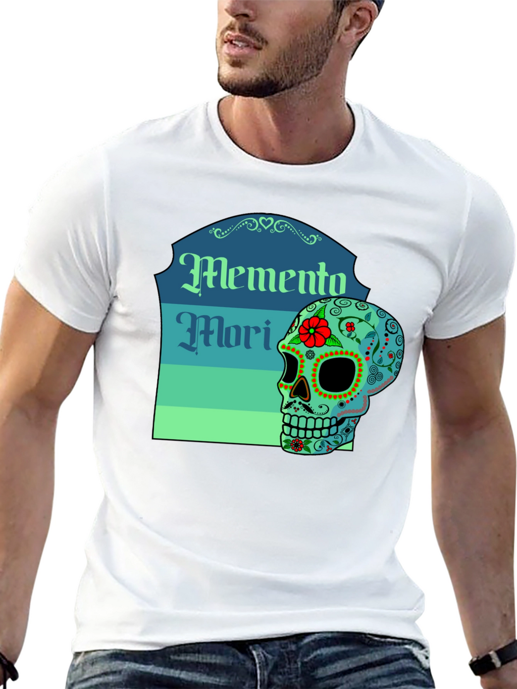 Memento Mori Sugar Skull T-Shirt