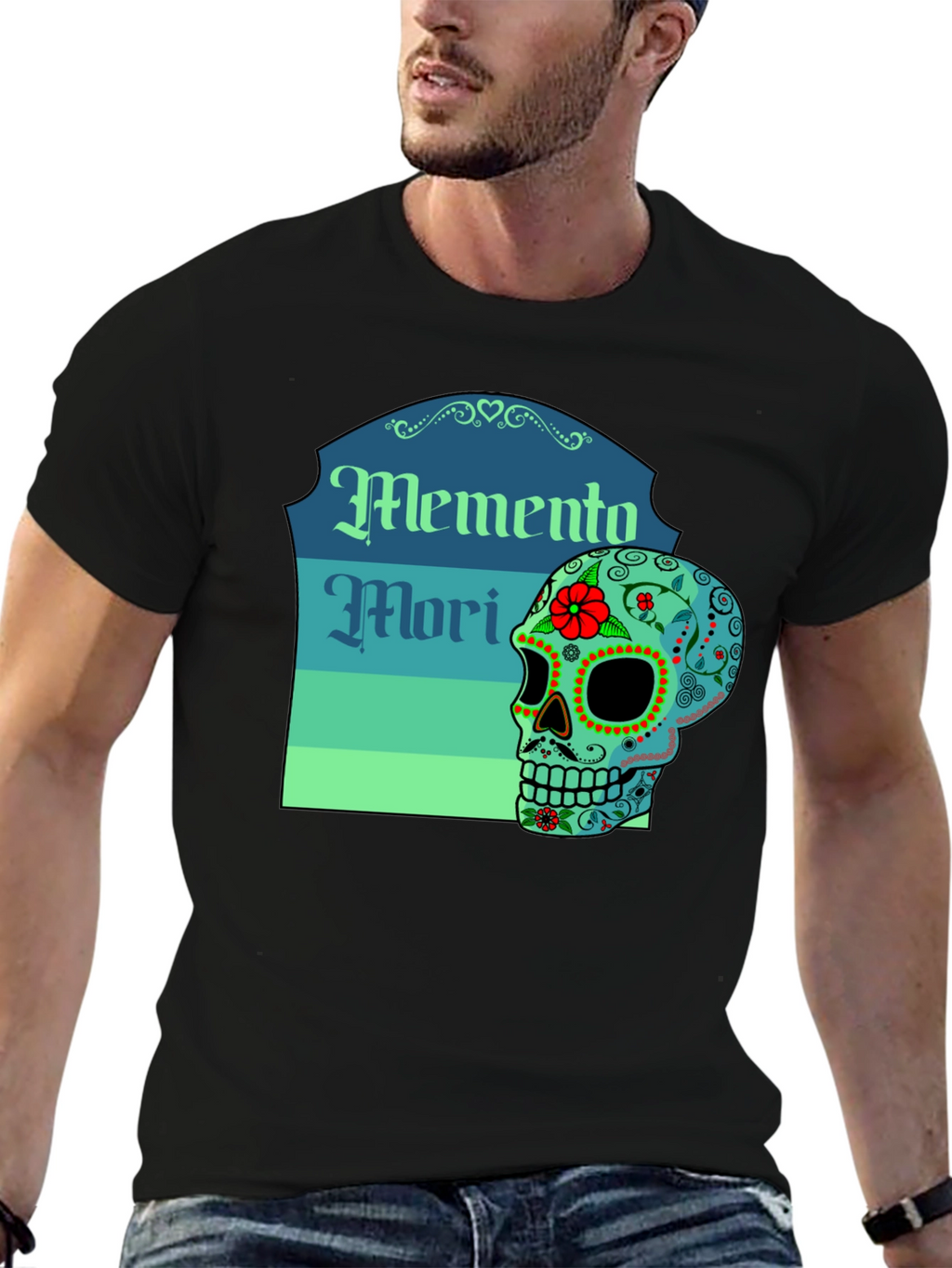 Memento Mori Sugar Skull T-Shirt