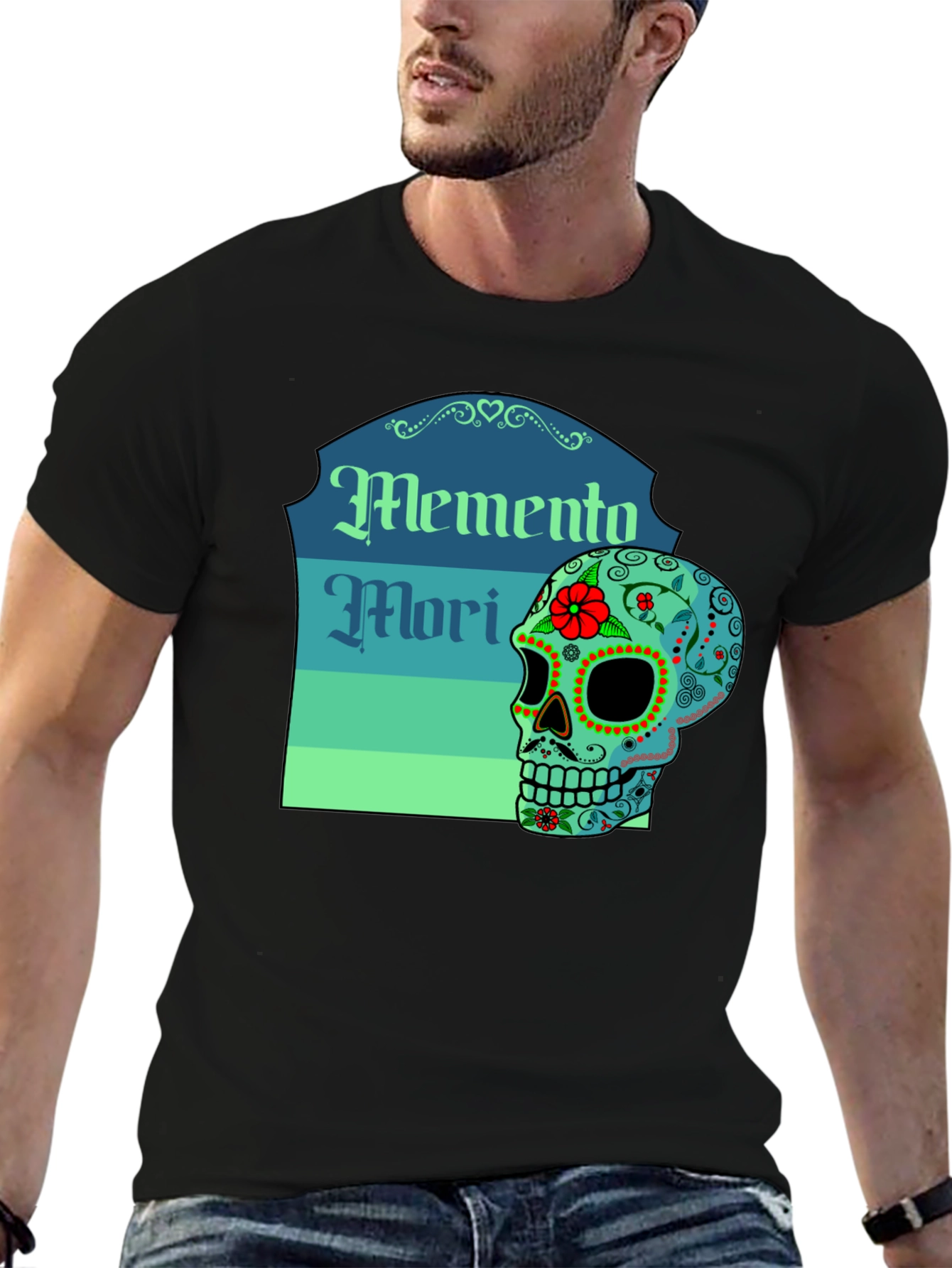 Memento Mori Sugar Skull T-Shirt
