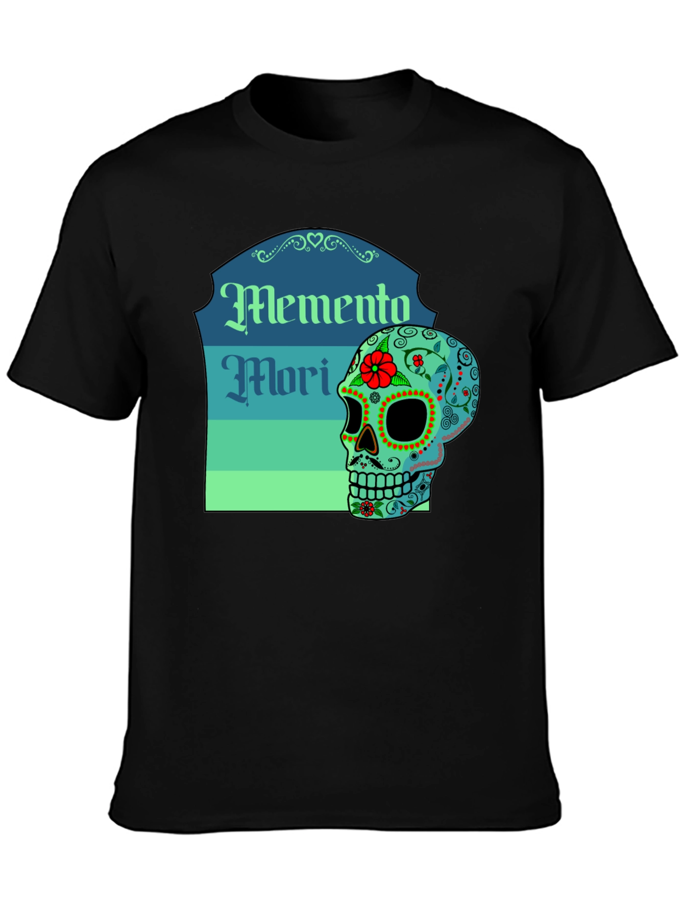 Memento Mori Sugar Skull T-Shirt