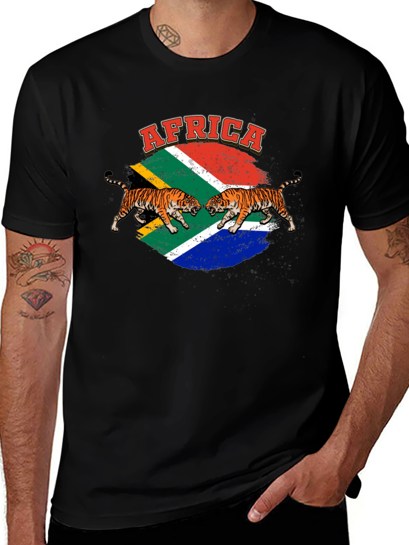 Africa Tiger Graphic T-Shirt