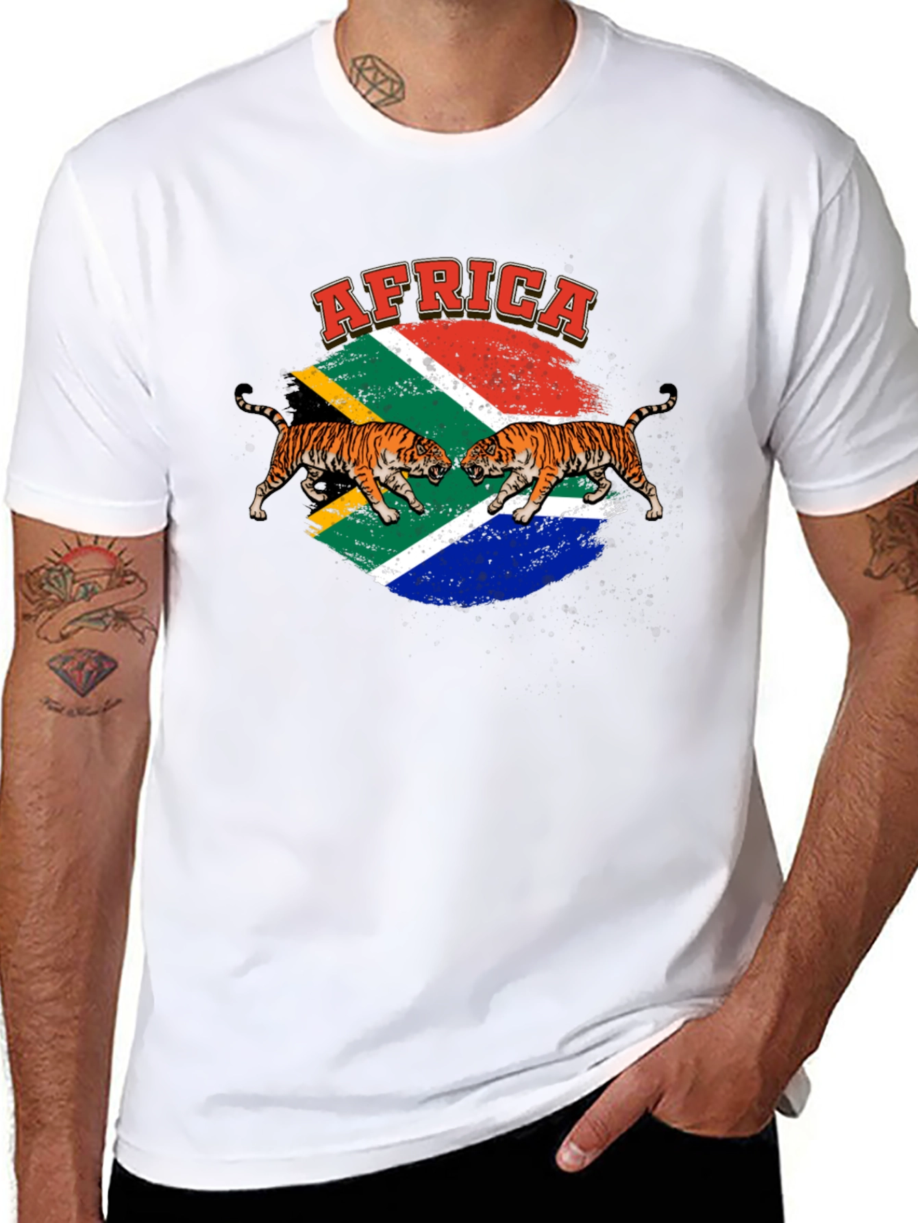 Africa Tiger Graphic T-Shirt