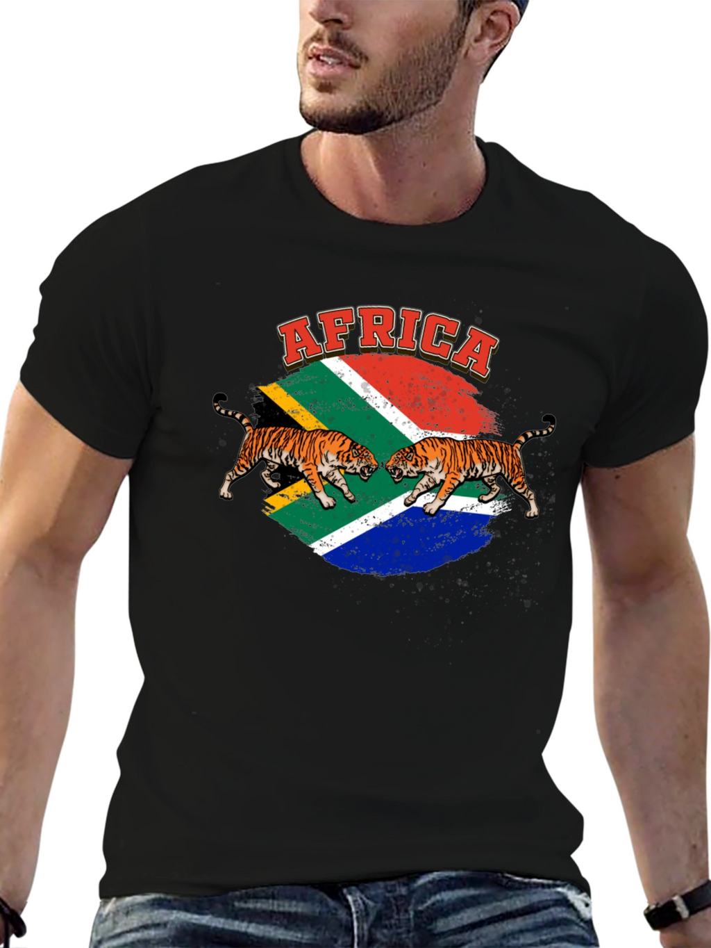 Africa Tiger Graphic T-Shirt