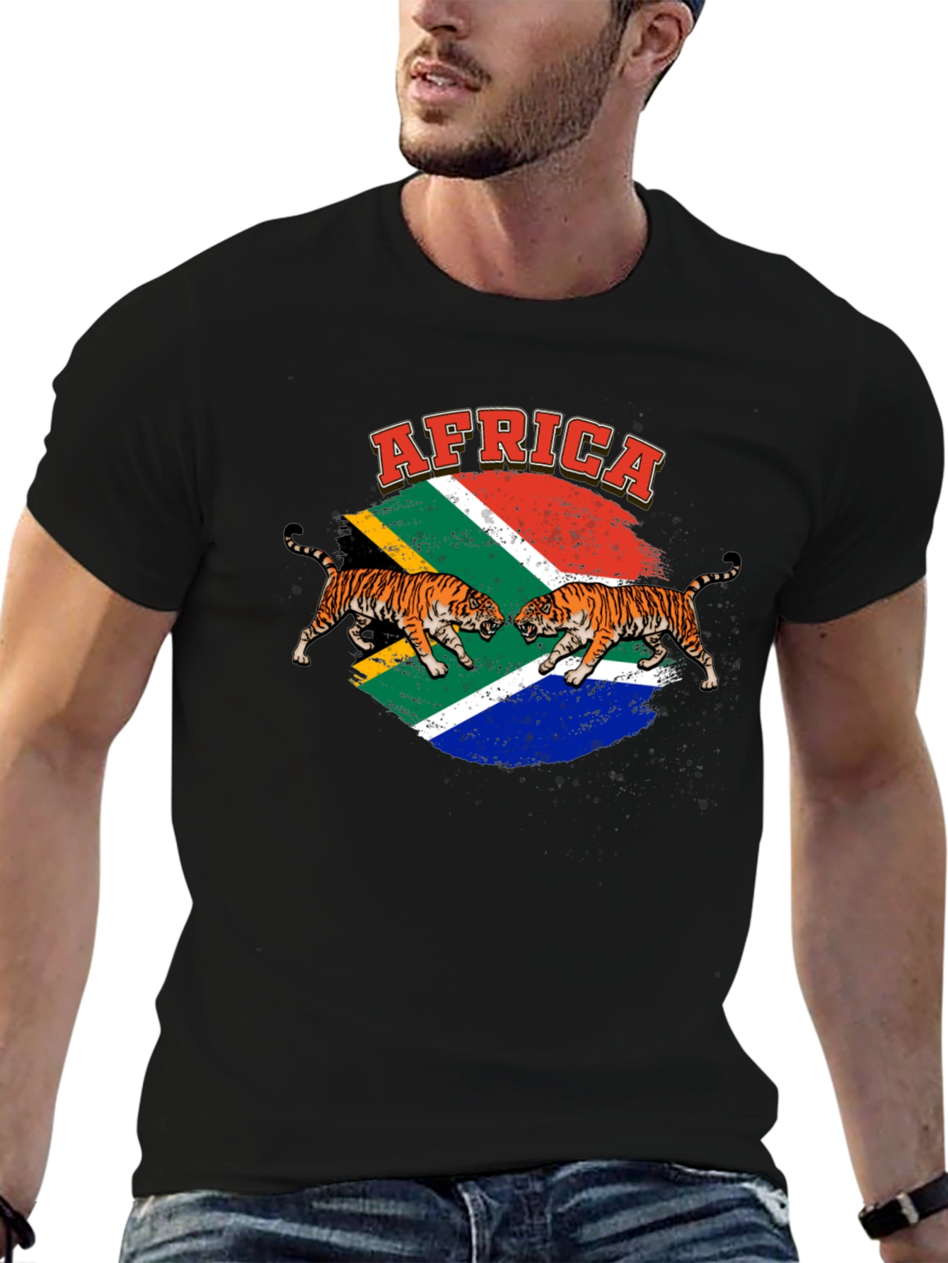 Africa Tiger Graphic T-Shirt