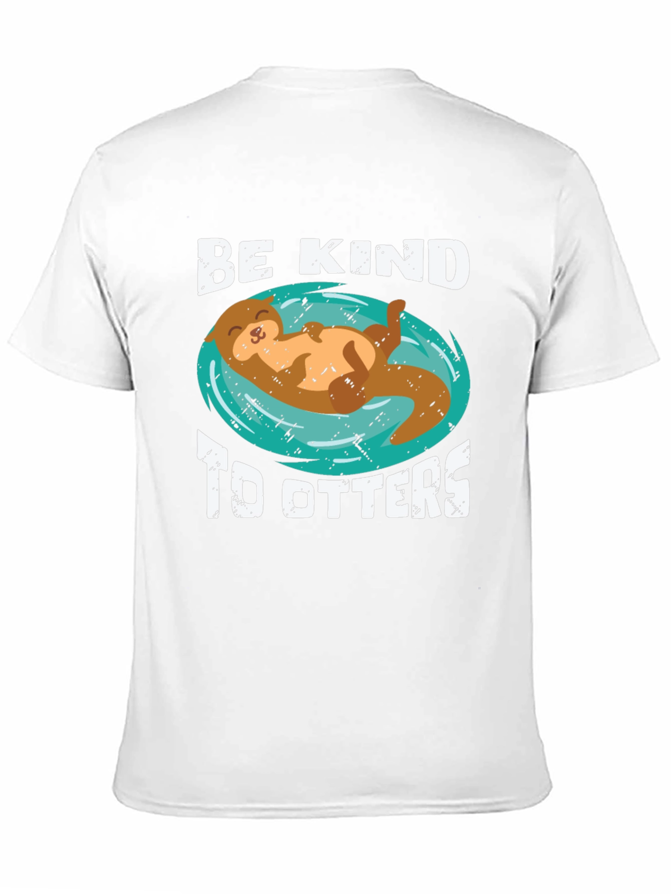 Be Kind To Otters Graphic Tee - Black